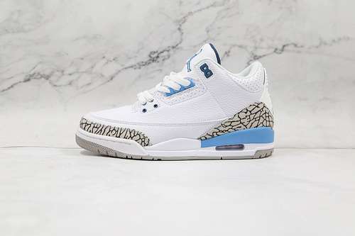 【280】[CT8532-104]-[AIR JORDAN 3 RETRO UNC WHITE/VALOR BLUE/TECH GREY]-[WOMAN:36-39]-[MAN:40-45]