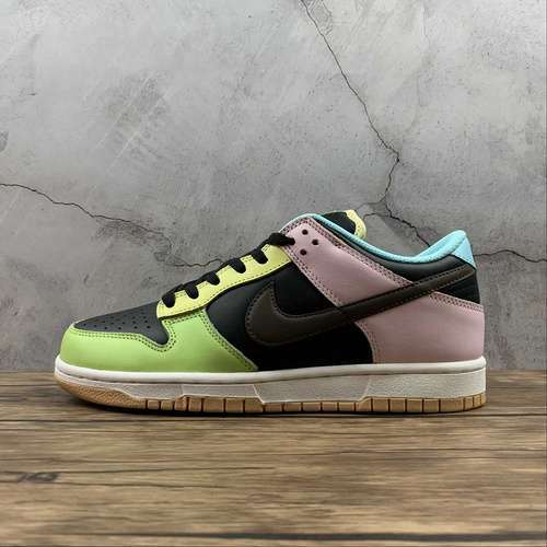 【400】[DH0952-001]-[SB DUNK LOW SE FREE.99 BLACK/DARK CHOCOLATE/COPA/PINK FOAM]-[UNISEX:36-47.5]