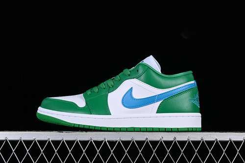 【320】[DC0774-304]-[AIR JORDAN 1 LOW LUCKY GREEN/AQUATONE/WHITE]-[WOMAN:35.5-39]-[MAN:40-46]