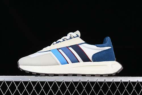 【260】[IE0498]-[RETROPY E5 WHITE/BLACK/BLUE/GREY]-[WOMAN:36-39]-[MAN:40-45]