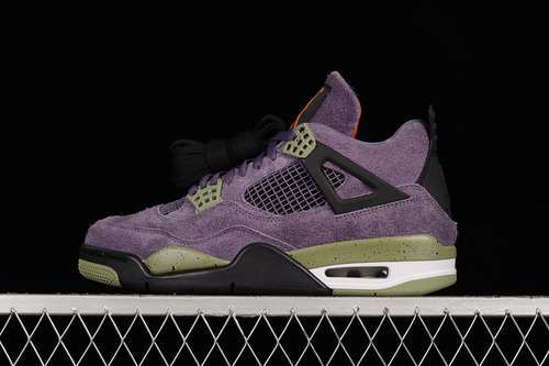 【550】[AQ9129-500]-[AIR JORDAN 4 RETRO CANYON PURPLE/ANTHRACITE/ALLIGATOR/SAFETY ORANGE]