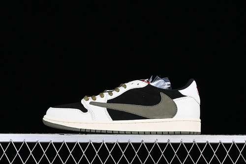 【360】[DZ4137-106]-[TRAVIS SCOTT X AIR JORDAN 1 LOW OG SAIL/UNIVERSITY RED/BLACK/MEDIUM OLIVE]