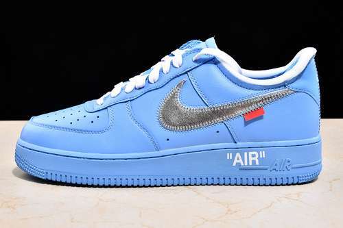 【450】[CI1173-400]-[GET AIR FORCE 1 LOW X OW MCA UNIVERSITY BLUE/SILVER-WHITE]-[UNISEX:36-47.5]