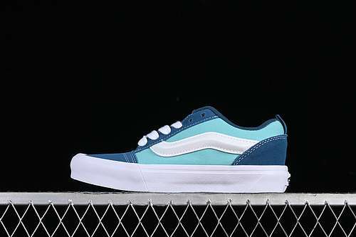 【220】[VN0009QCADR]-[VANS CLASSICS KNU SKOOL WHITE/BLUE/GREEN]-[WOMAN:35-39]-[MAN:40-44]