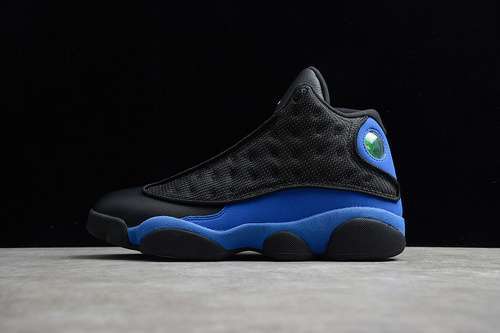【360】[414571-040]-[AIR JORDAN 13 HYPER ROYAL BLACK/BLACK/WHITE-HYPER ROYAL]-[UNISEX:36-46]