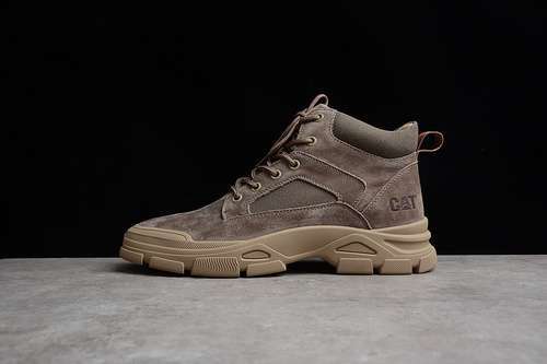 【340】[CAT FOUNDER MID BOOTS BROWN/BROWN/BROWN]-[MAN:38-44]