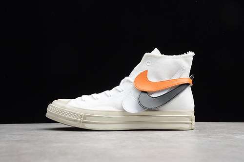 [166559C]-[JOSHUA VIDES X CHUCK TAYLOR ALL-STAR 70 HIGH WHITE/BLACK/ORANGE]