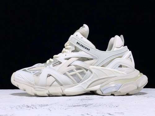 【680】[OK BA*LEN*CIAGA TRACK 2.0 SHOES WHITE/WHITE/WHITE]-[WOMAN:35-39]-[MAN:40-45]