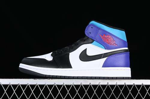 【340】[DQ8426-154]-[AIR JORDAN 1 MID WHITE/COURT PURPLE/TROPICAL TWIST/VARSITY RED/UNIVERSITY GOLD]