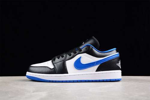 【280】[553558-007]-[AIR JORDAN 1 LOW WHITE/BLACK/BLUE]-[WOMAN:36-39]-[MAN:40-46]