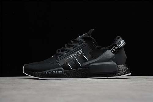 【300】[GV7556]-[NMD R1 V2 SHOES CORE BLACK/CORE BLACK/CLOUD WHITE]-[WOMAN:36-39]-[MAN:40-45]