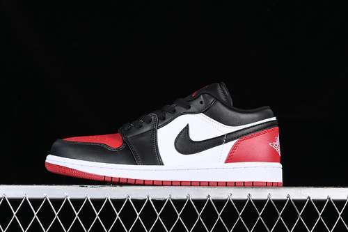 【260】[553558-161]-[AIR JORDAN 1 LOW SE BRED TOE WHITE/BLACK/RED]-[WOMAN:35.5-39]-[MAN:40-47.5]