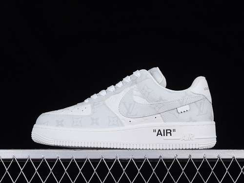 【600】[AIR FORCE 1 LOW 07 X L*V WHITE/WHITE/LIGHT GREY]-[MAN:38-46]