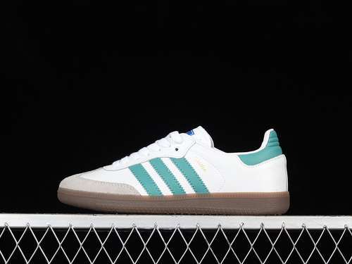 【260】[EF6552]-[SAMBA VEGAN OG SHOES CLOUD WHITE/GREEN/GUM]-[WOMAN:36-39]-[MAN:40-45]