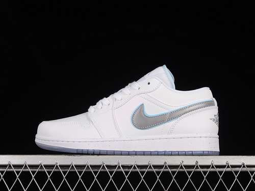 【280】[FB1871-101]-[AIR JORDAN 1 LOW DARE TO FLY WHITE/WHITE/LIGHT GREY]-[WOMAN:36-39]-[MAN:40-46]
