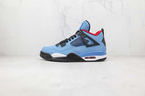 【360】[308497-406]-[TRAVIS SCOTT X AIR JORDAN 4 RETRO CACTUS JACK UNIVERSITY BLUE/VARSITY RED-BLACK]