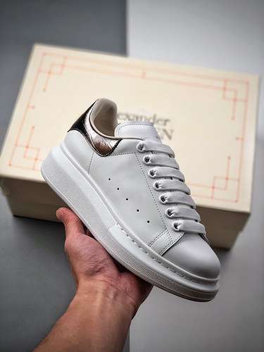 【580】[ALE*XANDER MCQUEEN SHOES WHITE/WHITE/SILVER]-[WOMAN:35-39]-[MAN:40-44]