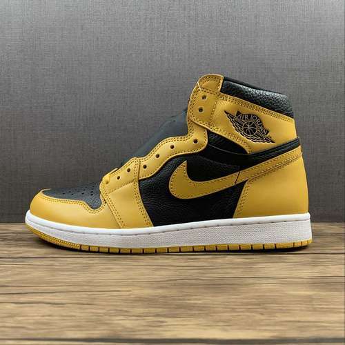 【580】[555088-701]-[AIR JORDAN 1 HIGH RETRO OG POLLEN/BLACK/WHITE]-[MAN:40.5-47.5]