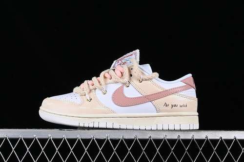【330】[DH9765-100]-[DUNK LOW WHITE/BROWN/PINK]-[WOMAN:35.5-40]