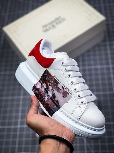 [ALE*XANDER MCQUEEN SOLE SNEAKERS WHITE/RED/WHITE]-[WOMAN:35-39]-[MAN:40-45]