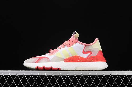 【300】[FX3815]-[NITE JOGGER BOOST RED/PINK-YELLOW]-[WOMAN:36-40]