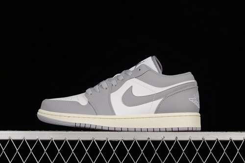 【300】[553558-053]-[AIR JORDAN 1 LOW VINTAGE GREY/WHITE/WHITE]-[WOMAN:36-39]-[MAN:40-46]