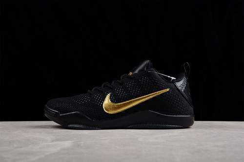 【360】[869459-001]-[KOBE 11 ELITE LOW FADE TO BLACK BLACK/BLACK/GOLD]-[MAN:40-46]