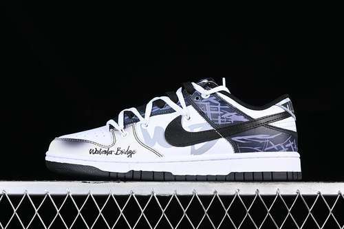 【330】[DD1391-100]-[DUNK LOW BIGNIU WHITE/BLACK/BLUE]-[WOMAN:36-39]-[MAN:40-46]