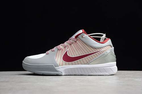 [AV6339-061]-[AIR ZOOM KOBE IV PROTRO BASKETBALL SHOE GERY/RED/WHITE]-[MAN:40-46]