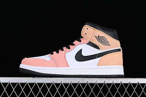 【340】[DX4332-800]-[AIR JORDAN 1 MID WHITE/PINK/BLACK]-[MAN:40-46]