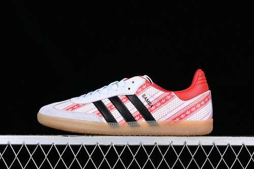 【280】[GZ4711]-[ADIDAS SAMBA VEGAN CHRISTMAS CLOUD WHITE/SHADOW NAVY/VIVID RED]-[WOMAN:36-39]-[MAN:40