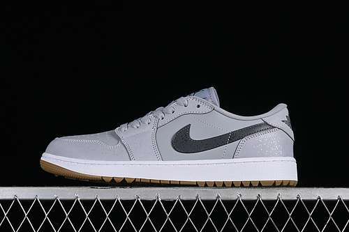 【360】[DD9315-006]-[AIR JORDAN 1 LOW GOLF WOLF GREY/IRON GREY/WHITE/GUM MEDIUM BROWN]-[36-44.5]