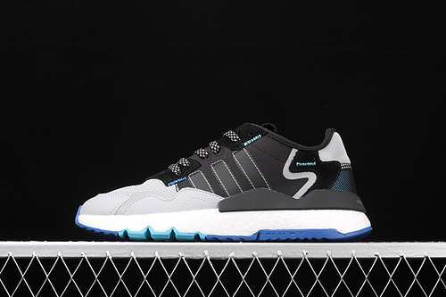 【280】[EF5408]-[NITE JOGGER SHOES CORE BLACK/CORE BLACK/METAL GREY]-[WOMAN:36-39]-[MAN:40-45]