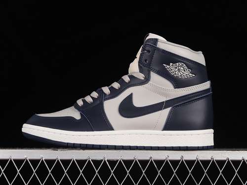 【570】[BQ4422-400]-[AIR JORDAN 1 RETRO HIGH 85 GEORGETOWN COLLEGE NAVY/SUMMIT WHITE/TECH GREY]