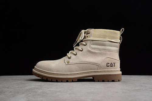 【380】[P713288]-[CAT FOUNDER BOOTS BEIGE/BEIGE/BROWN]-[MAN:38-44]