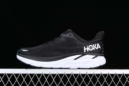 【250】[1121375 BWHT]-[HOKA ONE ONE CLIFTON 8 WHITE/BLACK]-[WOMAN:36-39]-[MAN:40-45]