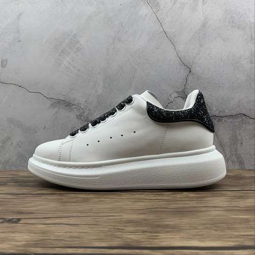 【340】[ALE*XANDER MCQUEEN SHOES WHITE/WHITE/BLACK]-[WOMAN:35-39]-[MAN:40-45]