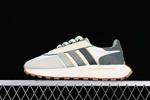【260】[IE0499]-[RETROPY E5 WHITE/GREY/GREEN]-[WOMAN:36-39]-[MAN:40-45]