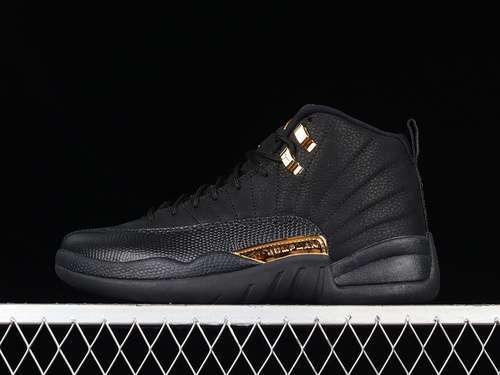 【630】[CT8013-071]-[AIR JORDAN 12 LUXURIOUS BLACK/TAXI]-[MAN:40-47.5]