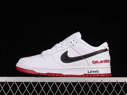 【270】[DJ6188-006]-[SB ZOOM DUNK LOW X LA EEB WHITE/BLACK/RED]-[WOMAN:36-39]-[MAN:40-46]