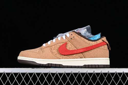 【370】[FN0317-121]-[CLOT X DUNK LOW SP CORK NATURAL/FLAX/COCONUT MILK/BAROQUE BROWN]-[UNSIZE:36-47.5]