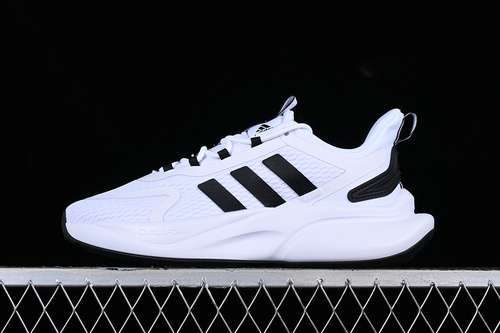 【290】[HP6146]-[ADIDAS ALPHABOUNCE WHITE/BLACK]-[MAN:40-45]