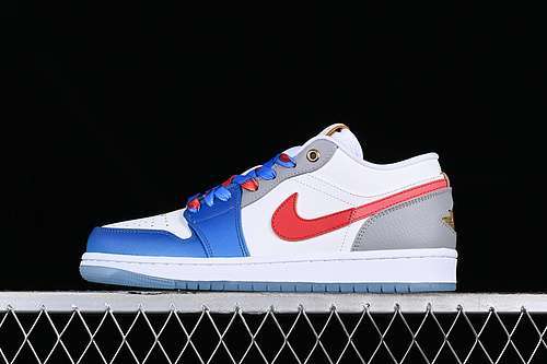【280】[FN8901-164]-[AIR JORDAN 1 LOW PHILIPPINES WHITE/GREY/BLUE/RED]-[WOMAN:36-39]-[MAN:40-46]