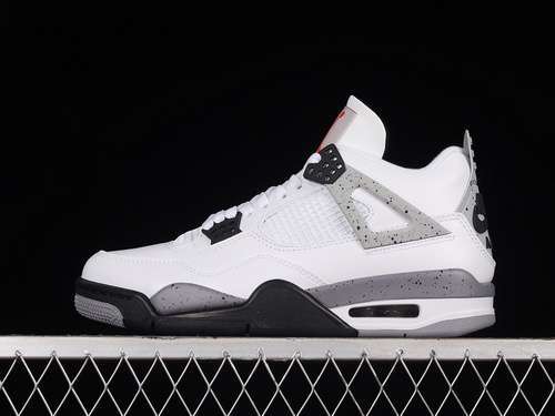 【360】[308497-103]-[AIR JORDAN 4 RETRO CEMENT 2012 WHITE/BLACK-CEMENT GREY]-[MAN:40-47.5]