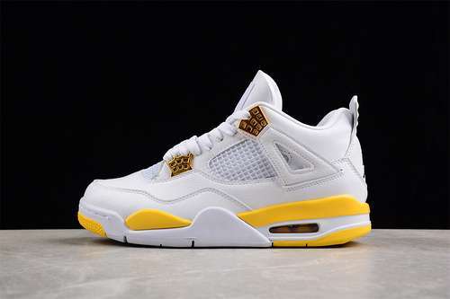 【320】[AQ9129-101]-[AIR JORDAN 4 WMNS VIVIDSULFUR WHITE/YELLOW]-[WOMAN:36-39]-[MAN:40-47.5]