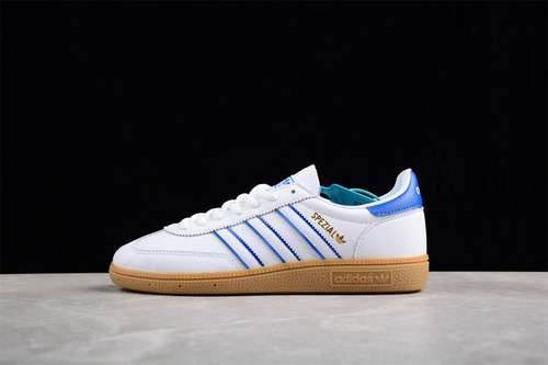 【250】[ID6964]-[ADIDAS ORIGINALS GAZELLE INDOOR WHITE/BLUE/BROWN]-[WOMAN:36-39]-[MAN:40-45]