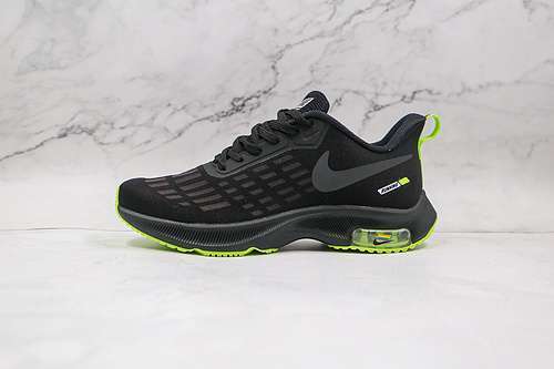【300】[DJ3128-005]-[AIR ZOOM STRUCTURE 38X BLACK/BLACK/FLUORESCENT GREEN]-[MAN:40-45]