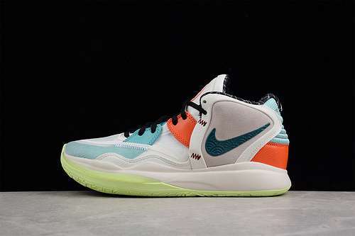 【390】[DH5384-001]-[KYRIE 8 INFINITY EP LIGHT IRON ORE/SAIL/BARELY VOLT/BRIGHT SPRUCE]-[MAN:39-46]
