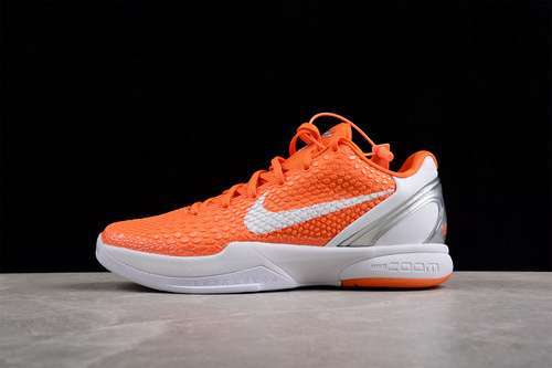 【520】[454142-800]-[ZOOM KOBE VI PROTRO ORANGE/WHITE/GREY]-[MAN:41-46]
