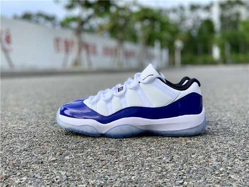 【500】[AH7860-100]-[AIR JORDAN 11 LOW PURPLE CONCORD WHITE/BLACK-CONCORD]-[MAN:40-47.5]